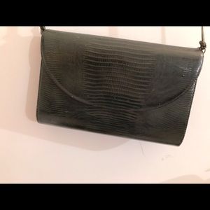 Dark green purse